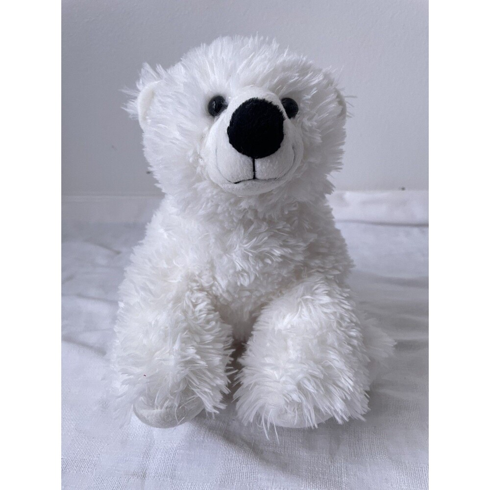 Build A Bear Arctic Polar Bear Plush White Stuffed Animal Soft Toy Snowy Winter